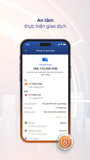 An tâm thực hiện giao dịch