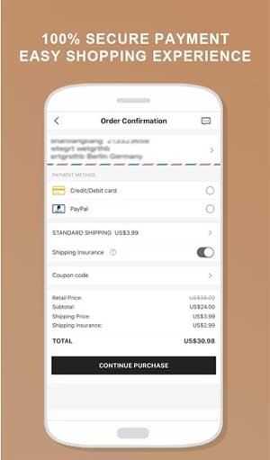 Trải nghiệm mua sắm an toàn với SHEIN