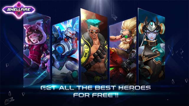 ShellFire cho dàn anh hùng đỉnh cao sở hữu kỹ năng ấn tượng