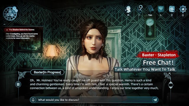 Người chơi có thể trò chuyện tự do với NPC