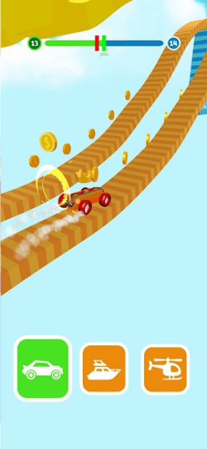 Thu thập vàng trên đường đi