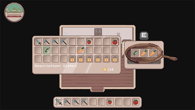 Dành phần lớn thời gian để trồng trọt, chăn nuôi, câu cá, xây nhà...