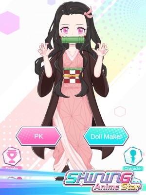 Shining Anime Star cho bạn tạo ra những nhân vật anime phong cách