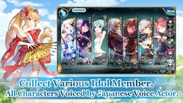 Thu thập và nâng cấp nhiều nhân vật