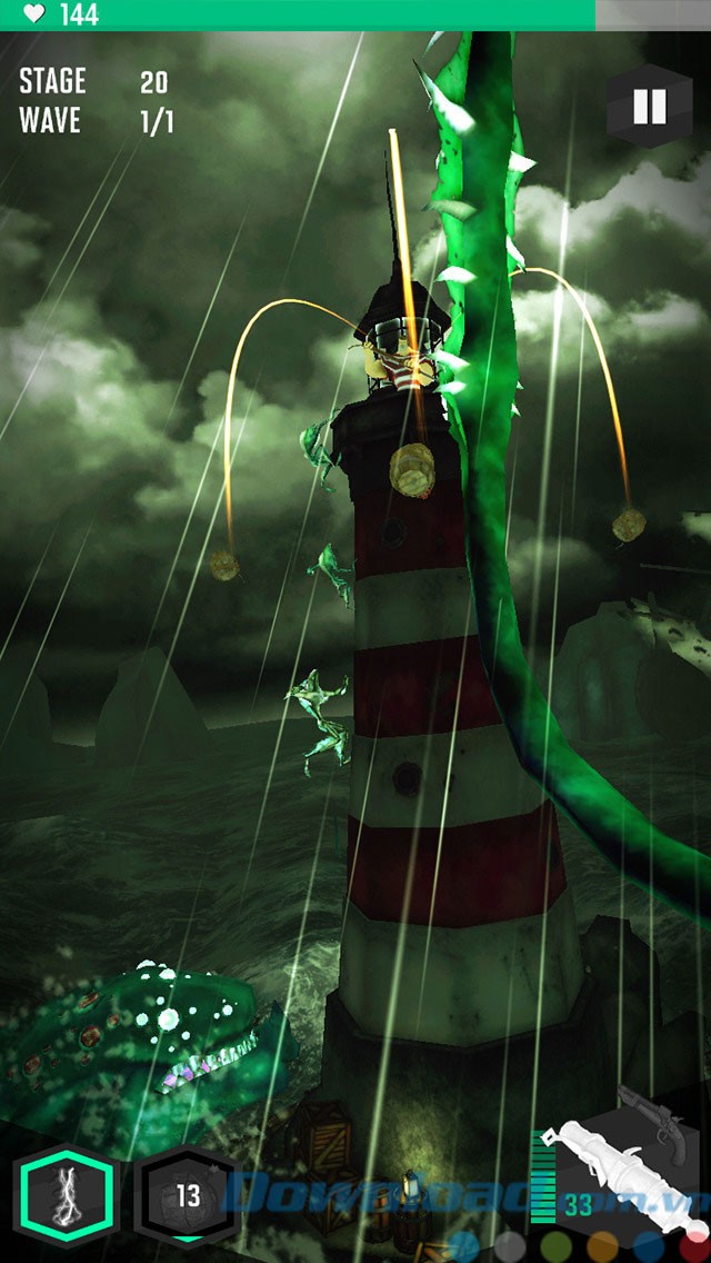 Tạo hình quái khá kinh dị