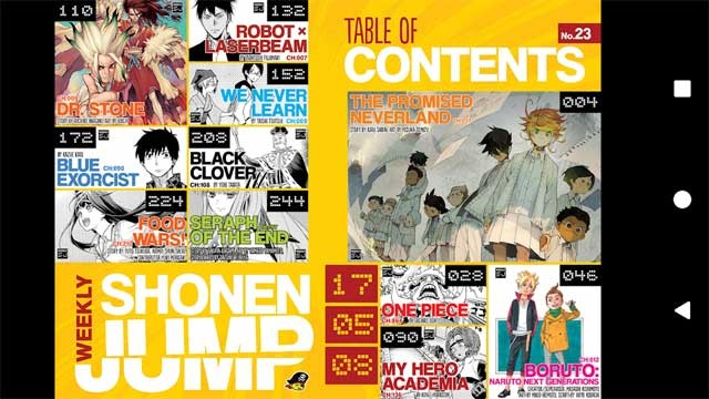 Shonen Jump cho Android là ứng dụng đọc manga miễn phí trên Android
