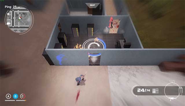 Cố gắng tránh các làn đạn và tiêu diệt kẻ thù của bạn bằng súng phóng lựu đạn