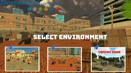 Môi trường chiến đấu da dạng