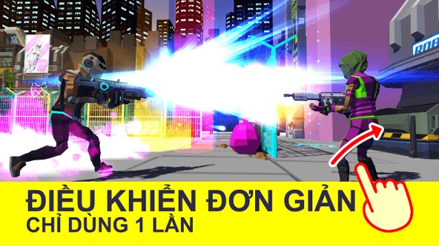 Shooter Punk là game bắn súng một lần chạm trong thế giới khoa học viễn tưởng