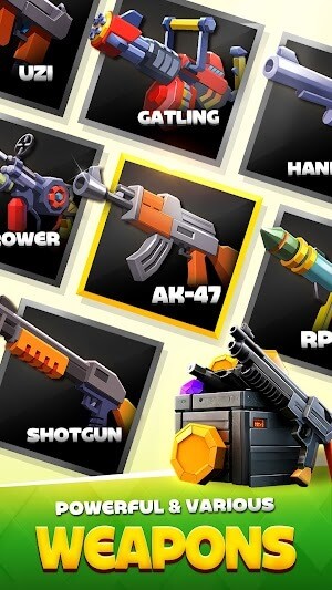 Sử dụng các vũ khí mạnh mẽ và đa dạng