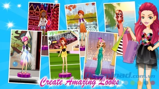 Shopaholic World: Dress Up cho iOS game thời trang đặc sắc nhất trên iPhone