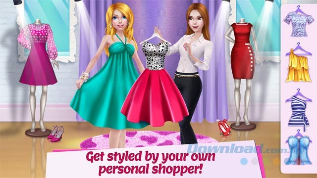 Lựa chọn nhiều bộ trang phục