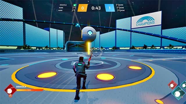 Bắn bóng qua sân để thiết lập mục tiêu hoàn hảo