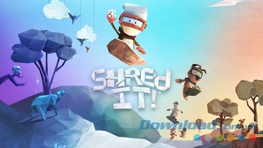 Game trượt tuyết Shred It! cho iOS miễn phí có đồ họa tuyệt đẹp trên iPhone