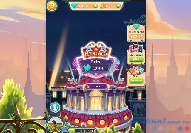 Tham gia đấu trường Lucky Lane