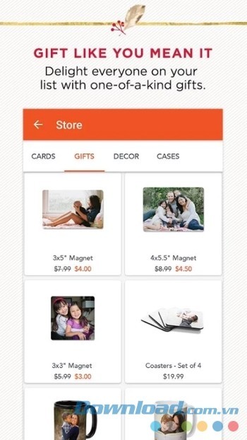 Tạo các món quà độc đáo từ ảnh