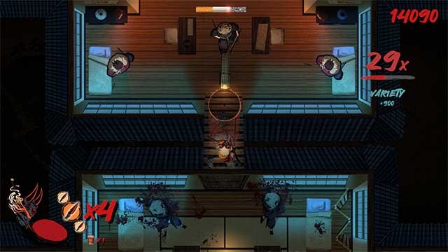 Mỗi màn chơi trong Sick Samurai được thiết kế thủ công