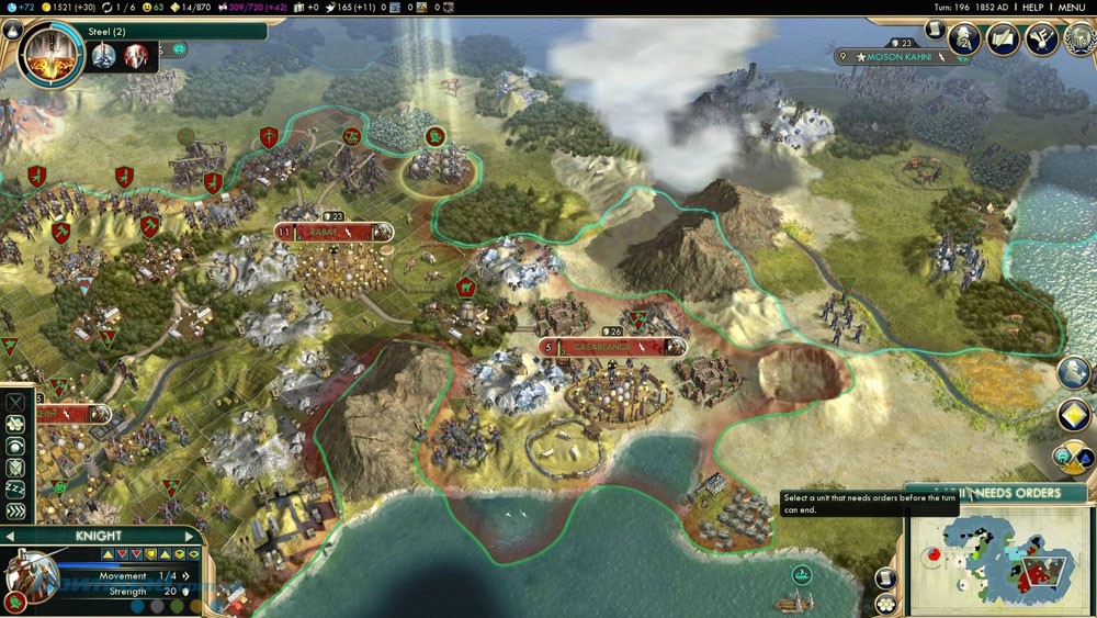 Game đế chế Sid Meier's Civilization V