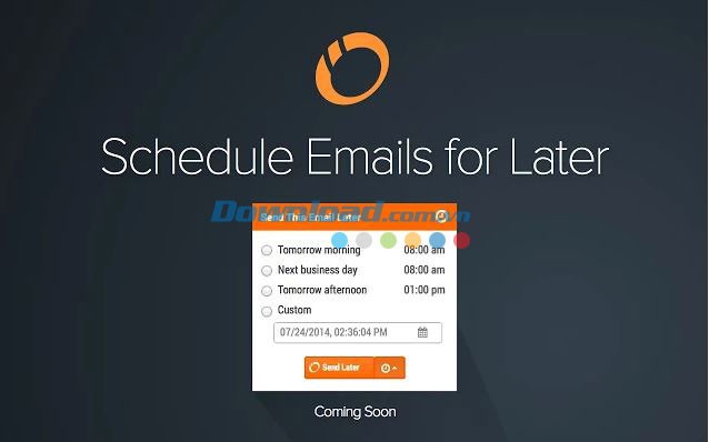 Gửi email trong tương lai với Sidekick