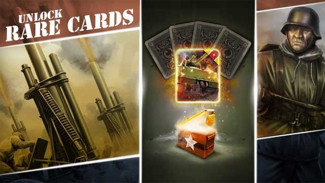 Thu thập và nâng cấp các đơn vị lính hùng mạnh, cũng như mở khóa thẻ bài quý hiếm