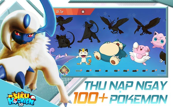 Thu thập ngay hơn 100 siêu thú Pokémon