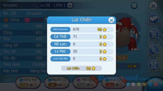 Lực chiến Pokemon