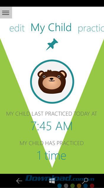 Theo dõi thời gian học tập của trẻ