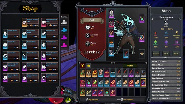 Khám phá 9 class anh hùng, hàng trăm vật phẩm, ma thuật, nguyên tố... trong Sil and the Fading World