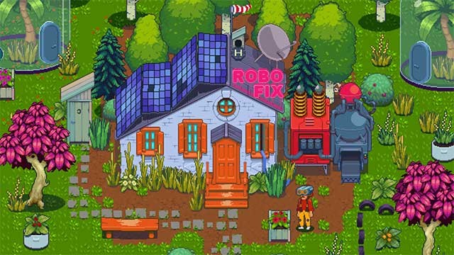 Tìm cách sống sót trên một hành tinh phế liệu trong game Silicone Heart