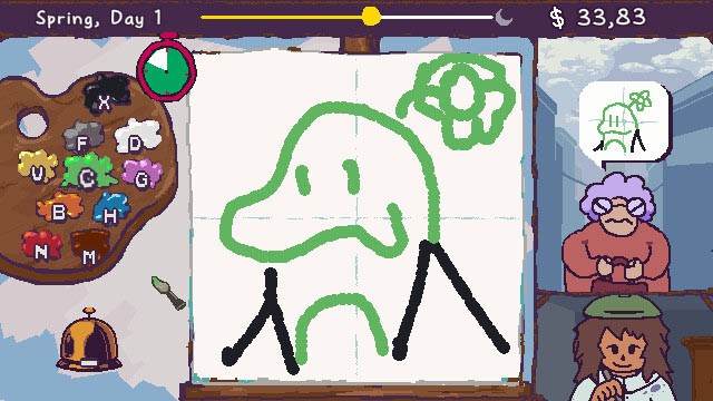 Silly Scribbles là trò chơi vẽ tranh 2D kỳ quặc theo yêu cầu của từng khách hàng và ngay trước mặt họ