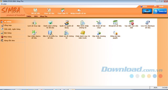 Tải Simba Stock - Phần mềm quản lý kho, công nợ