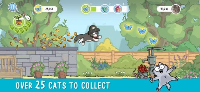 Game hành động chạy bất tận cùng mèo Simon