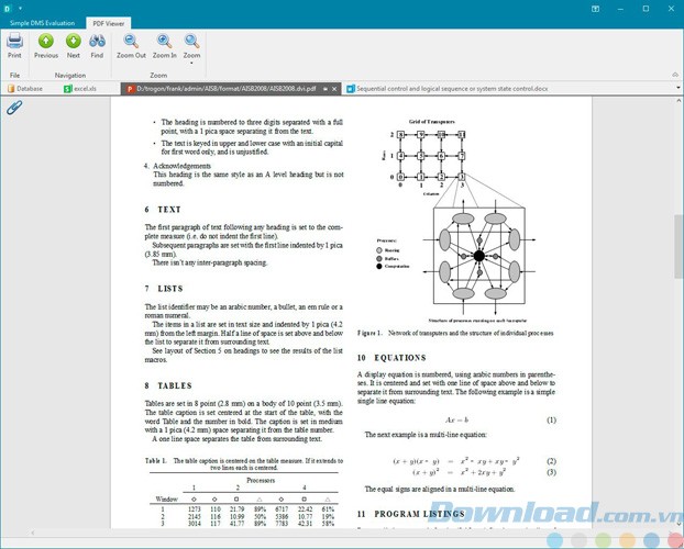 Xem file PDF trong Simple DMS