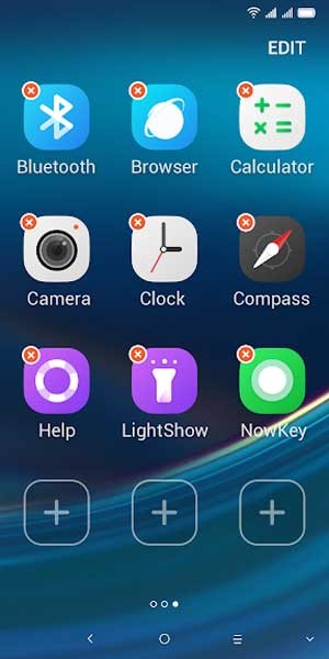 Giao diện trung tâm điều khiển của Simple Launcher thân thiện với người dùng