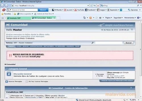 Simple machines forums (SMF)