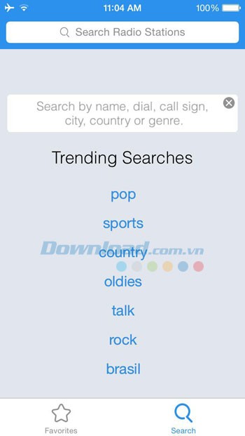 Xu hướng tìm kiếm trên Simple Radio