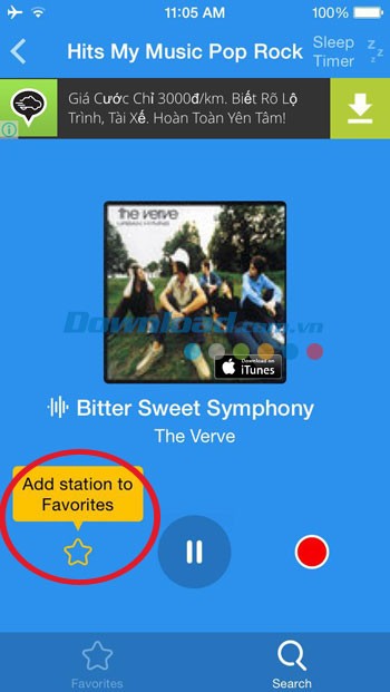 Đánh dấu kênh yêu thích