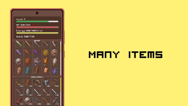 Nhiều item cho bạn thu thập