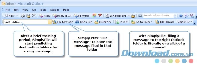 Với SimplyFile, việc tìm kiếm dữ liệu quan trọng trong hàng đống email mỗi ngày chỉ còn là chuyện nhỏ