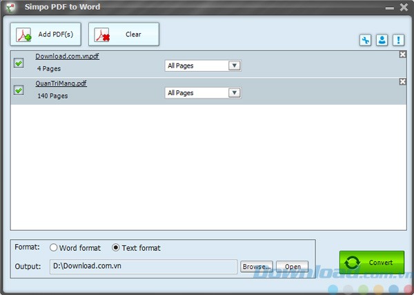 Simpo PDF To Word