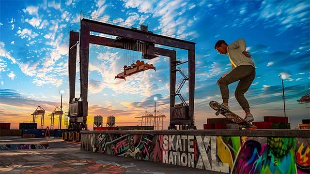 Trải nghiệm đồ họa tuyệt đẹp và chân thực của Skate Nation XL