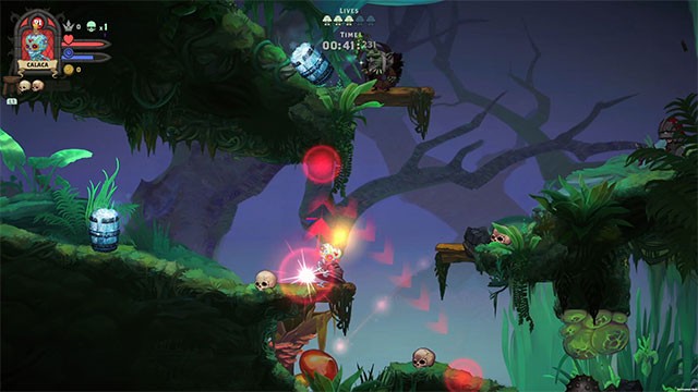 Đồ họa màu sắc tươi sáng khiến cuộc chiến trở nên nhẹ nhàng hơn