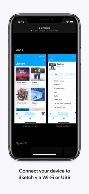 Sketch Mirror cho phép bạn xem trước bản phác thảo ở máy Mac trên iPhone, iPad
