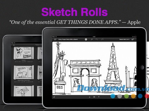 Sketch Rolls Free for iPad