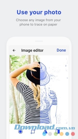 SketchAR cho Android sử dụng ảnh cá nhân
