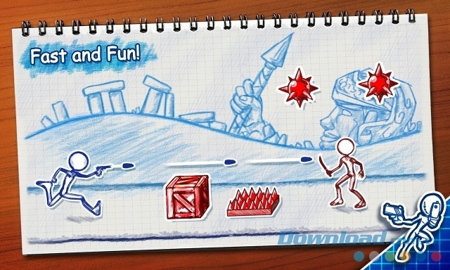 Lối chơi chạy không ngừng nghỉ và bắn súng tiêu diệt kẻ thù