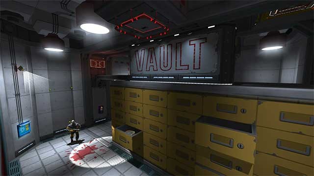 Khám phá và hành động lén lút trên một phi thuyền rộng lớn