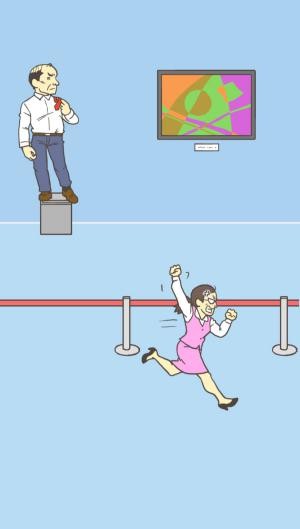 Giả làm tượng để đánh lừa sếp