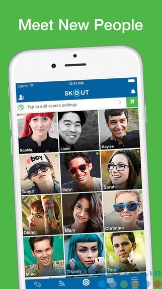 Mạng kết bạn Skout