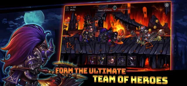 Thạm lập một đội quân anh hùng độc đáo nhằm có được chiến thắng trong Skull Arena